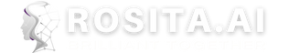 Rosita logo all white medium sized